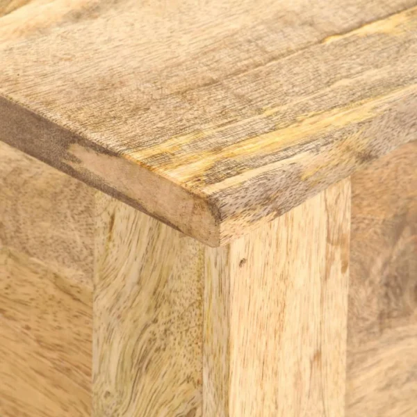 design à la mode VidaXL Boîte De Rangement 99x35x48 Cm Bois De Manguier Solide 3