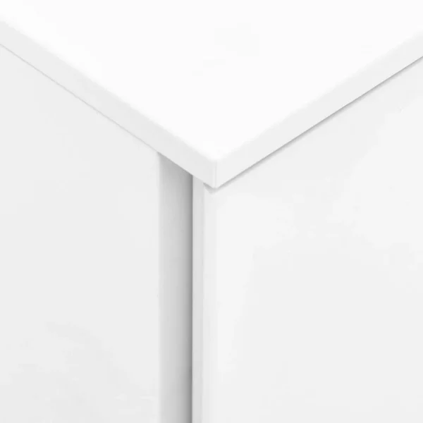 VidaXL Classeur Mobile Blanc 39x45x67 Cm Acier soldes 3