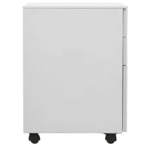 SOLDES TOUT À VidaXL Classeur Mobile Gris Clair 39x45x60 Cm Acier 13