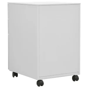 SOLDES TOUT À VidaXL Classeur Mobile Gris Clair 39x45x60 Cm Acier 15