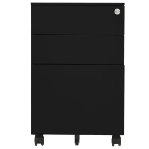 VidaXL Classeur Mobile Noir 39x45x60 Cm Acier en ligne vente 11
