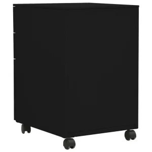 VidaXL Classeur Mobile Noir 39x45x60 Cm Acier en ligne vente 15