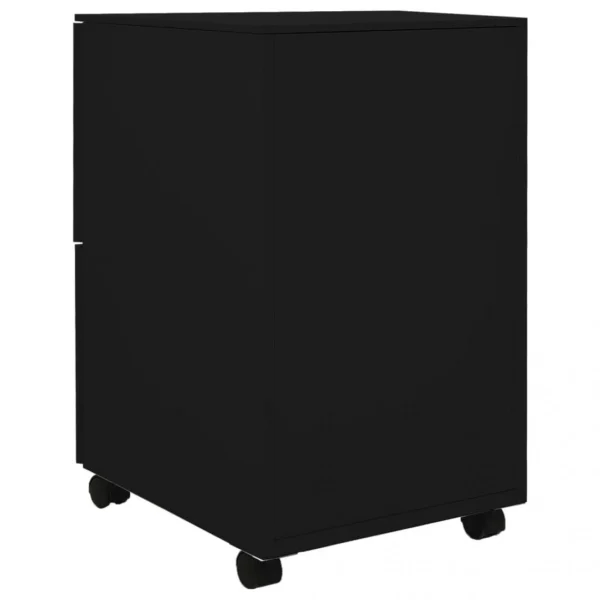VidaXL Classeur Mobile Noir 39x45x67 Cm Acier achetez 6