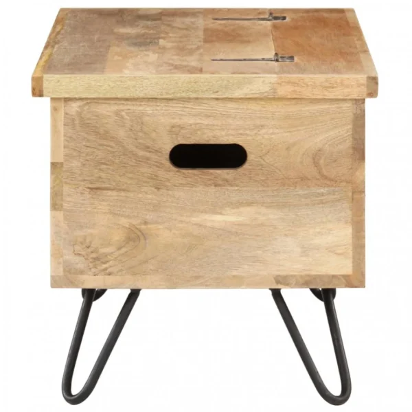 VidaXL Coffre 90x40x45 Cm Bois Solide De Manguier prix pas cher 6