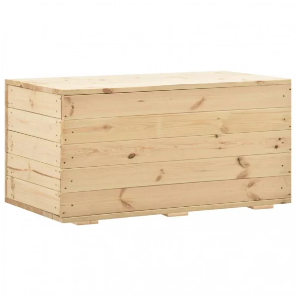 vente pas cher en ligne VidaXL Coffre De Rangement 100x54x50,7 Cm Bois De Pin Massif 1