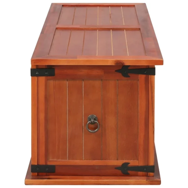 VidaXL Coffre De Rangement 90x45x40 Cm Bois D’acacia Solide Acheter Maintenant 3