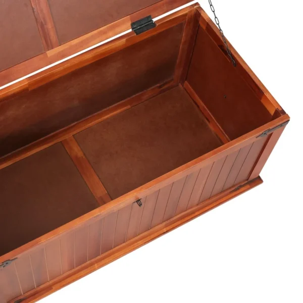 VidaXL Coffre De Rangement 90x45x40 Cm Bois D’acacia Solide Acheter Maintenant 5