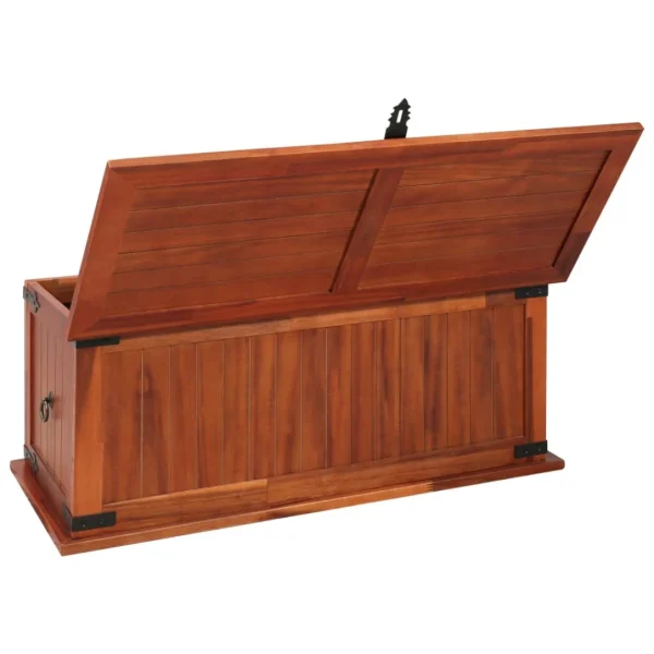 VidaXL Coffre De Rangement 90x45x40 Cm Bois D’acacia Solide Acheter Maintenant 6