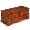 VidaXL Coffre De Rangement Bois Massif Nouvelle tendance 17