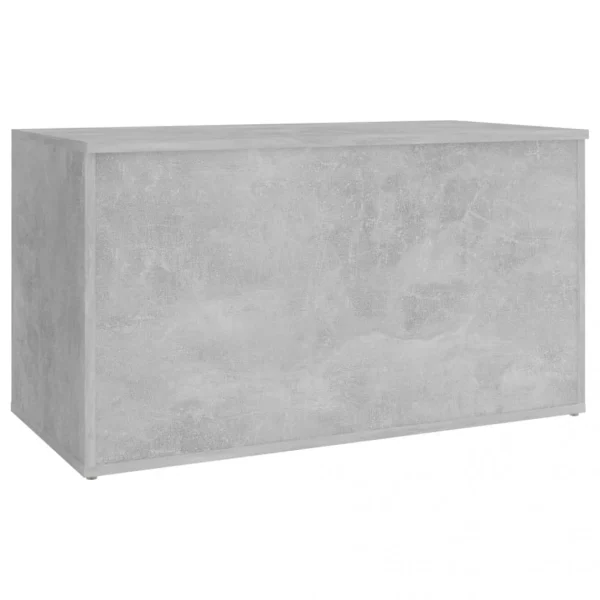 VidaXL Coffre De Rangement Gris Béton 84x42x46 Cm Bois D’ingénierie marque pas cher 6