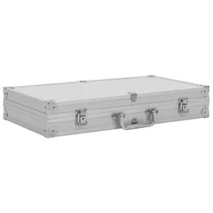 guranteed de qualité VidaXL Mallette Pour Arme à Feu Aluminium ABS Argenté 9