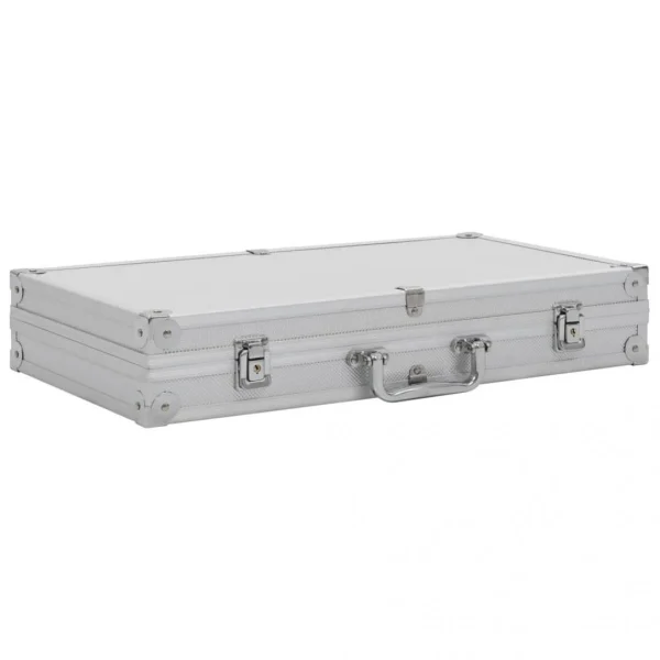 guranteed de qualité VidaXL Mallette Pour Arme à Feu Aluminium ABS Argenté 3