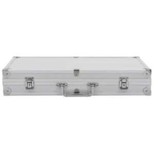 guranteed de qualité VidaXL Mallette Pour Arme à Feu Aluminium ABS Argenté 11