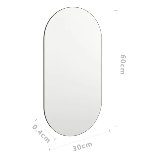 Prix très abordable VidaXL Miroir 60×30 Cm Verre 6