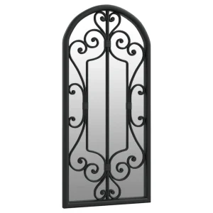 magasins pas chers VidaXL Miroir De Jardin Noir 100×45 Cm Fer Pour Utilisation Extérieur… 11