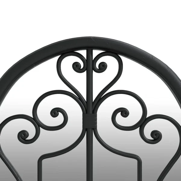 magasins pas chers VidaXL Miroir De Jardin Noir 100×45 Cm Fer Pour Utilisation Extérieur… 6