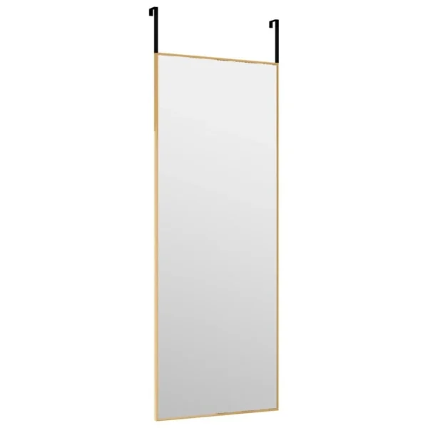 vente pas cher en ligne VidaXL Miroir De Porte Doré 30×80 Cm Verre Et Aluminium 4