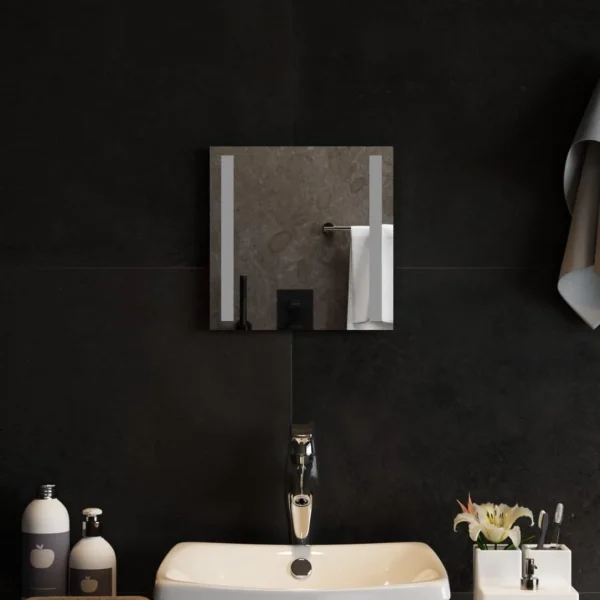VidaXL Miroir De Salle De Bain à LED 30×30 Cm Couleurs variées 3