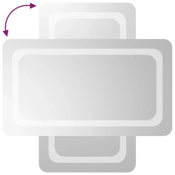 achetez pas cher VidaXL Miroir De Salle De Bain à LED 40×70 Cm 4