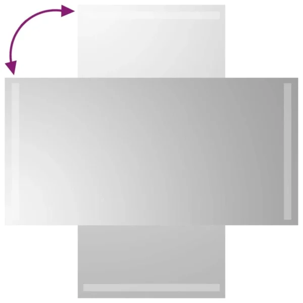 VidaXL Miroir De Salle De Bain à LED 40×80 Cm acheter en ligne 4