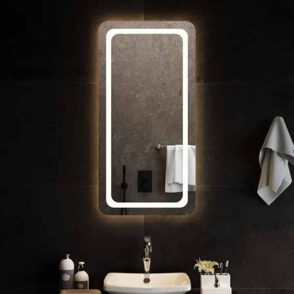 soldes magasin VidaXL Miroir De Salle De Bain à LED 50×100 Cm 1