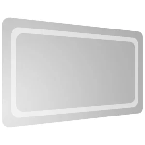 qualité d’originales VidaXL Miroir De Salle De Bain à LED 90×50 Cm 11