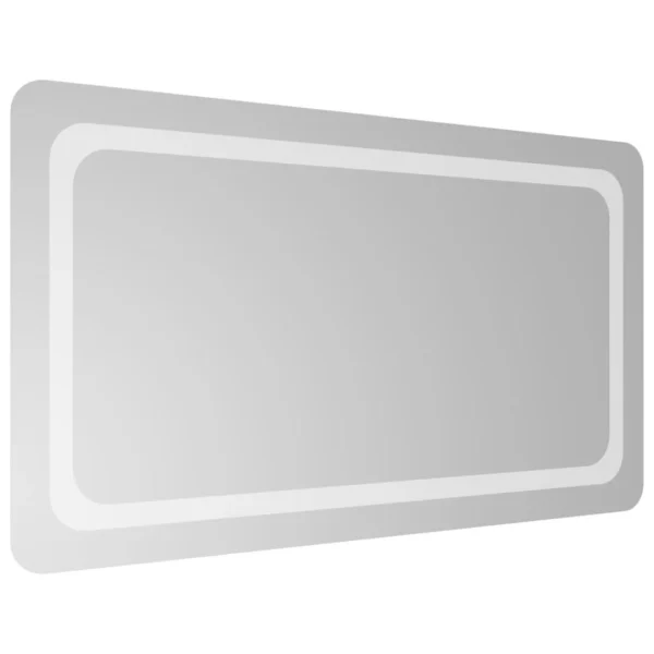 qualité d’originales VidaXL Miroir De Salle De Bain à LED 90×50 Cm 4