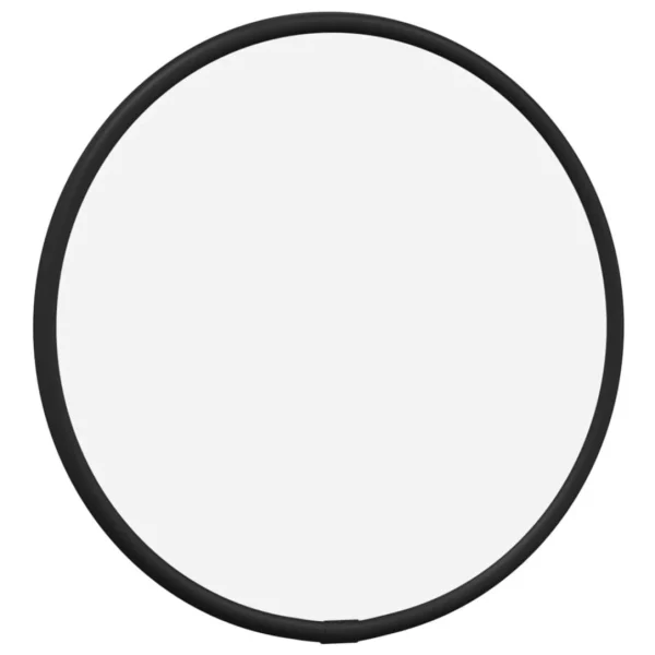 meilleure qualité VidaXL Miroir Mural Noir Ø 20 Cm Rond 3
