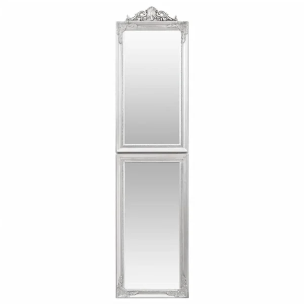 soldes luxe VidaXL Miroir Sur Pied Argenté 40×160 Cm 3