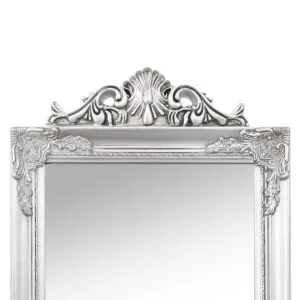 soldes luxe VidaXL Miroir Sur Pied Argenté 40×160 Cm 13