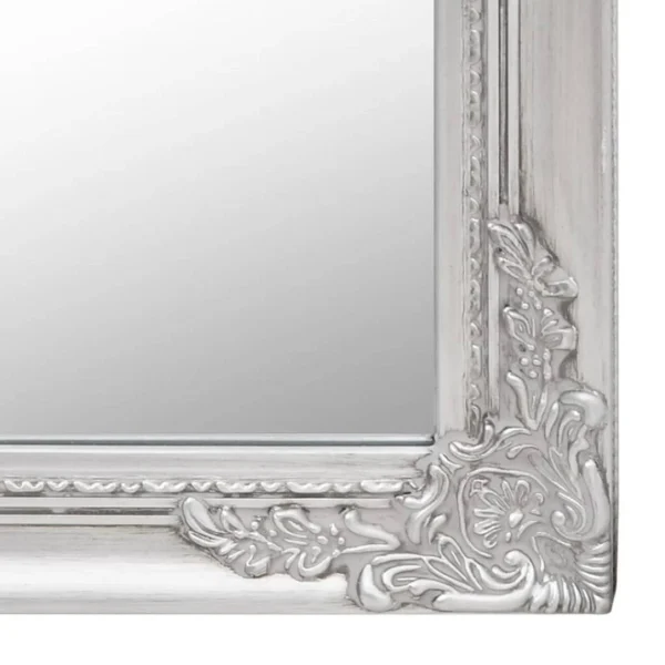 soldes luxe VidaXL Miroir Sur Pied Argenté 40×160 Cm 6